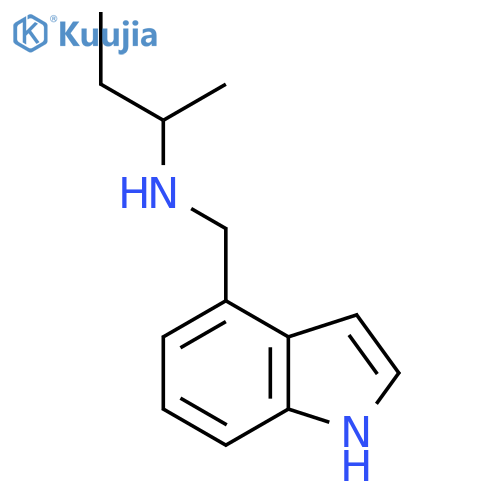 (butan-2-yl)(1H-indol-4-yl)methylamine structure