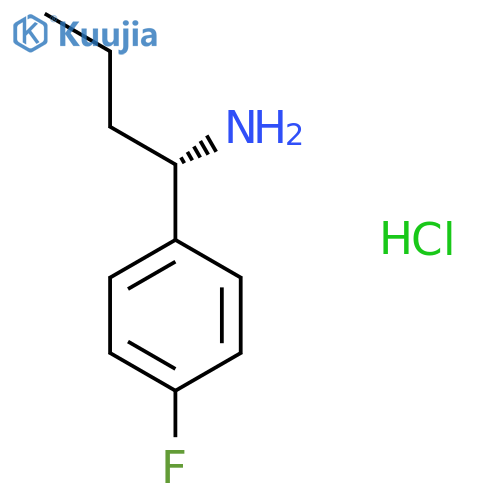 (S)-1-(4-Fluorophenyl)butan-1-amine hydrochloride structure