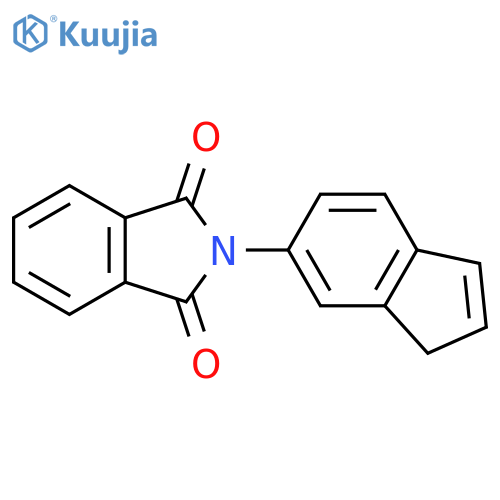 2-(3H-inden-5-yl)isoindole-1,3-dione structure