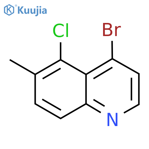 4-bromo-5-chloro-6-methylquinoline structure