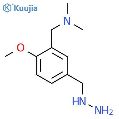 {5-(hydrazinylmethyl)-2-methoxyphenylmethyl}dimethylamine structure
