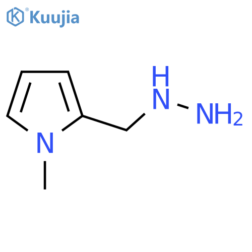 2-(hydrazinylmethyl)-1-methyl-1H-pyrrole structure