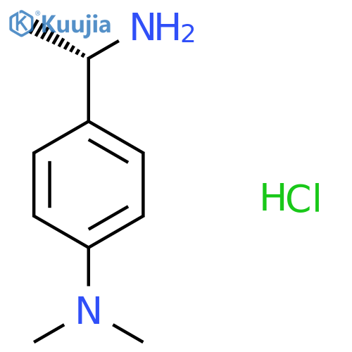 (S)-4-(1-Aminoethyl)-N,N-dimethylaniline hydrochloride structure