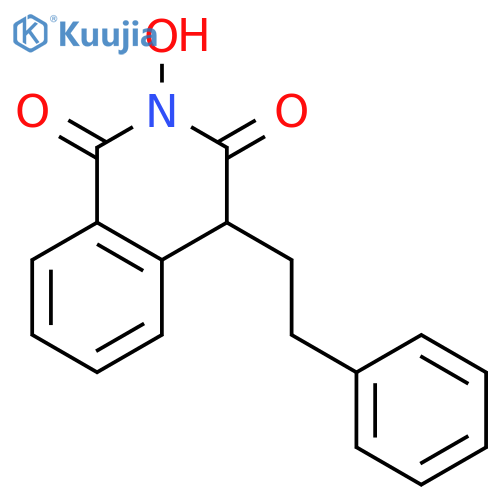 2-Hydroxy-4-phenethylisoquinoline-1,3(2H,4H)-dione structure