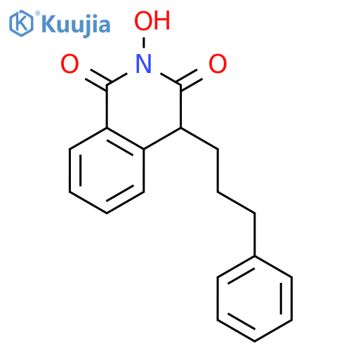 2-Hydroxy-4-(3-phenylpropyl)isoquinoline-1,3(2H,4H)-dione structure
