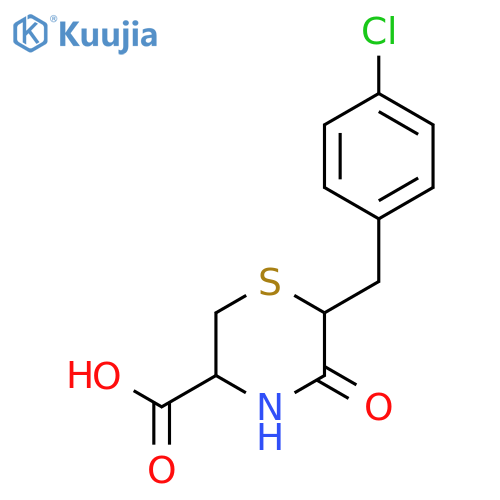 6-(4-Chloro-benzyl)-5-oxo-thiomorpholine-3-carboxylic acid structure