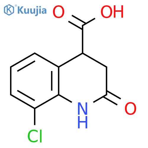 8-Chloro-2-oxo-1,2,3,4-tetrahydro-quinoline-4-carboxylic acid structure