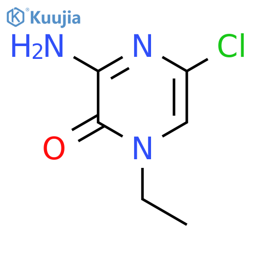 3-Amino-5-chloro-1-ethylpyrazin-2(1H)-one structure