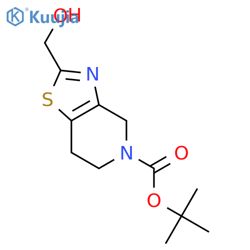 tert-butyl 2-(hydroxymethyl)-4H,5H,6H,7H-1,3thiazolo4,5-cpyridine-5-carboxylate structure
