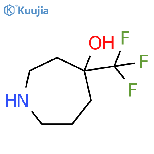 4-(trifluoromethyl)azepan-4-ol structure