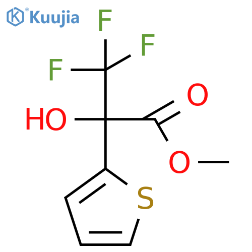 Methyl 3,3,3-trifluoro-2-hydroxy-2-thien-2-ylpropanoate structure