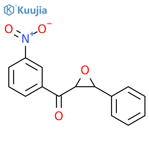 Methanone, (3-nitrophenyl)(3-phenyloxiranyl)- structure