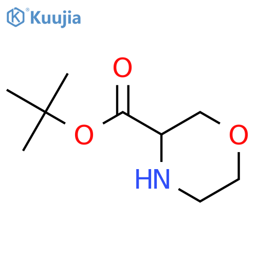 (R)-3-Morpholinecarboxylic Acid 1,1-Dimethylethyl Ester structure