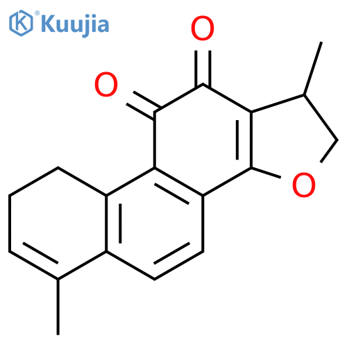 Phenanthro[1,2-b]furan-10,11-dione,1,2,8,9-tetrahydro-1,6-dimethyl- structure