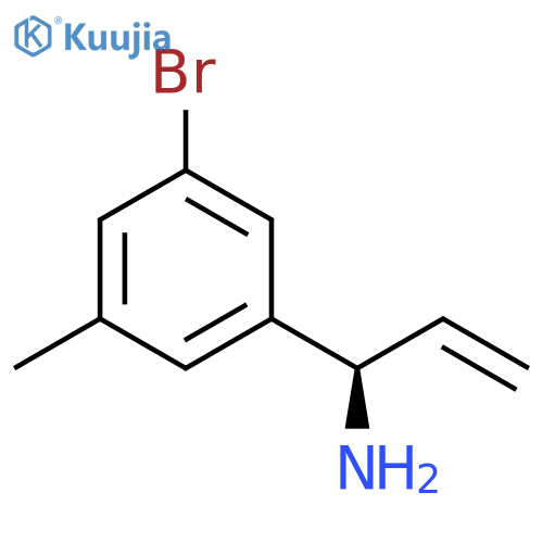 (1R)-1-(3-BROMO-5-METHYLPHENYL)PROP-2-ENYLAMINE structure