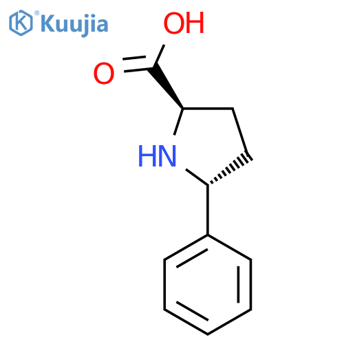 (2R,5R)-5-Phenylpyrrolidine-2-carboxylic acid structure