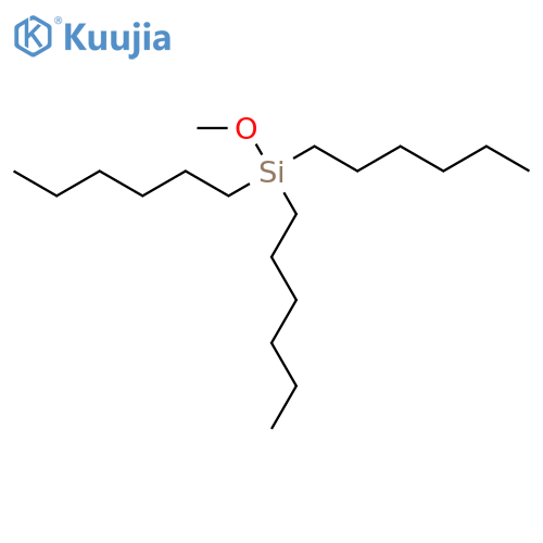 Silane, trihexylmethoxy- structure