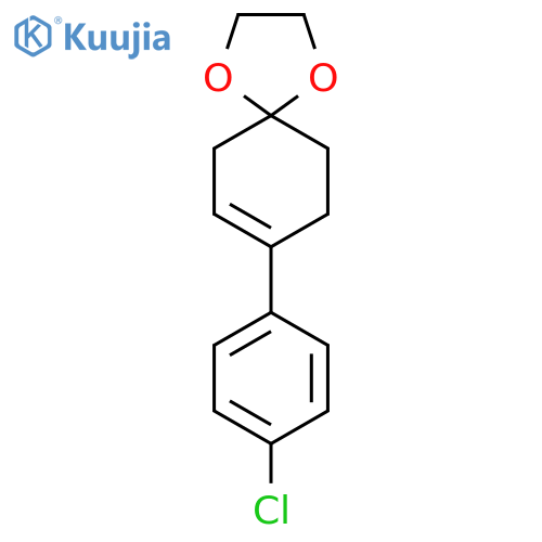 8-(4-Chlorophenyl)-1,4-dioxaspiro4.5dec-7-ene structure