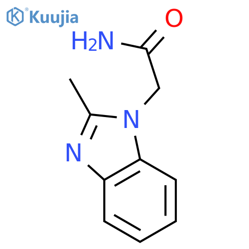 2-(2-methyl-1H-1,3-benzodiazol-1-yl)acetamide structure