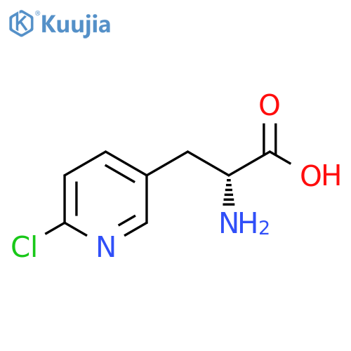 (R)-2-Amino-3-(6-chloropyridin-3-yl)propanoic acid structure
