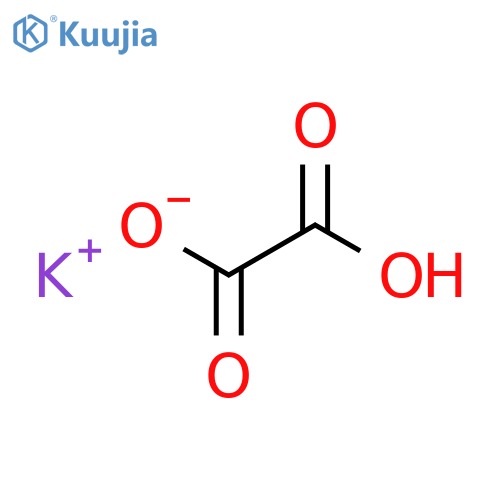 Potassium hydrogen oxalate structure