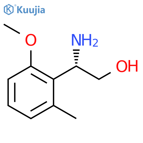 (2S)-2-amino-2-(2-methoxy-6-methylphenyl)ethan-1-ol structure