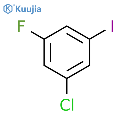1-CHLORO-3-FLUORO-5-IODOBENZENE structure