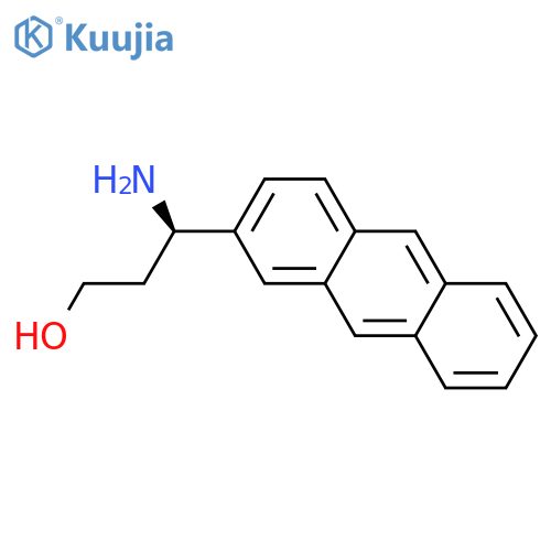 (3R)-3-AMINO-3-(2-ANTHRYL)PROPAN-1-OL structure