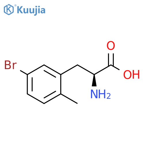 5-Bromo-2-methyl-L-phenylalanine structure