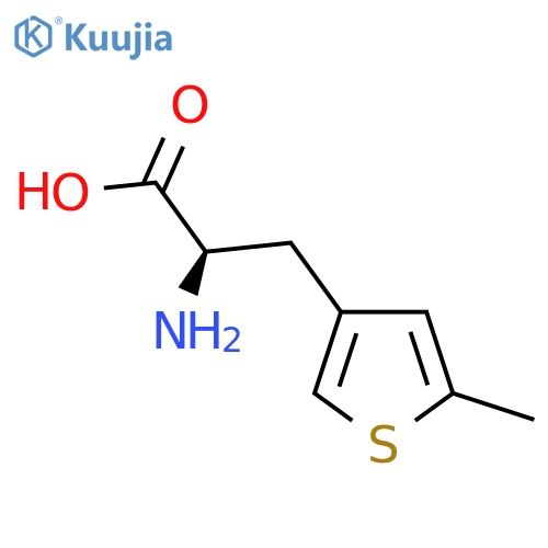 (2R)-2-amino-3-(5-methylthiophen-3-yl)propanoic acid structure