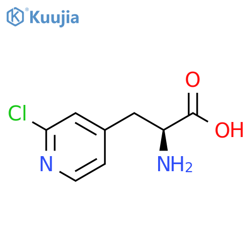 (2S)-2-AMINO-3-(2-CHLOROPYRIDIN-4-YL)PROPANOIC ACID structure