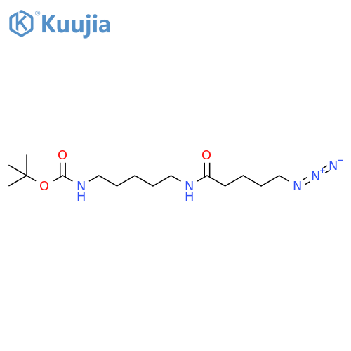 tert-Butyl (5-(5-azidopentanamido)pentyl)carbamate structure