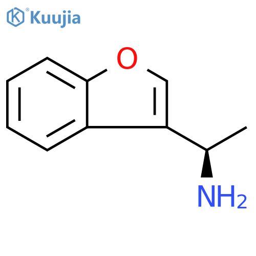 (1R)-1-(1-benzofuran-3-yl)ethan-1-amine structure