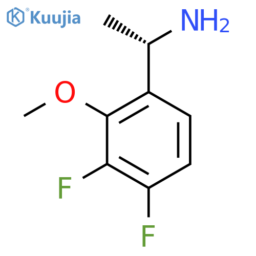 (1S)-1-(3,4-difluoro-2-methoxyphenyl)ethan-1-amine structure