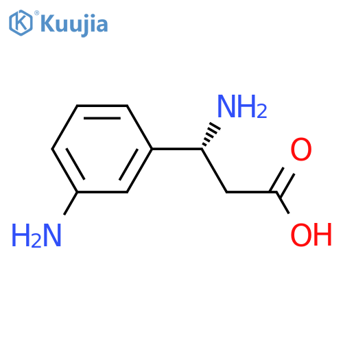 Benzenepropanoic acid, β,3-diamino-, (βR)-  structure