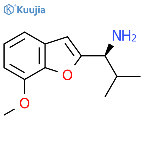 (1S)-1-(7-methoxybenzo[d]furan-2-yl)-2-methylpropylamine structure