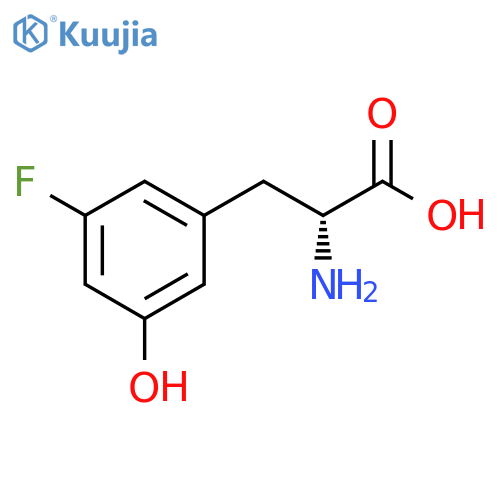 (R)-2-AMINO-3-(3-FLUORO-5-HYDROXYPHENYL)PROPANOIC ACID HCL structure