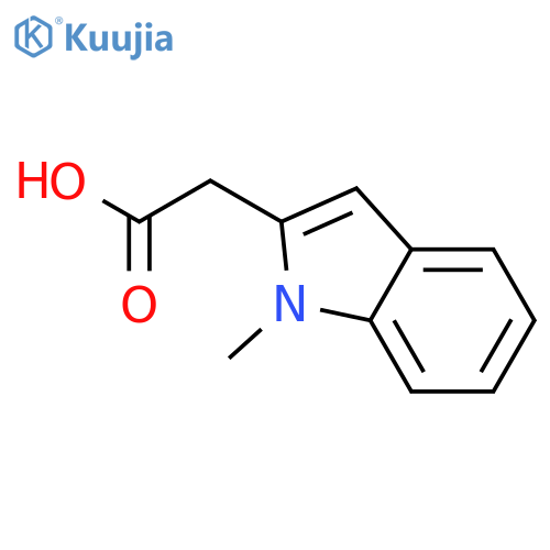 2-(1-Methyl-1H-indol-2-yl)acetic acid structure