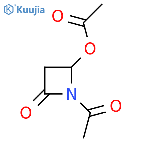 2-Azetidinone,1-acetyl-4-(acetyloxy)- structure