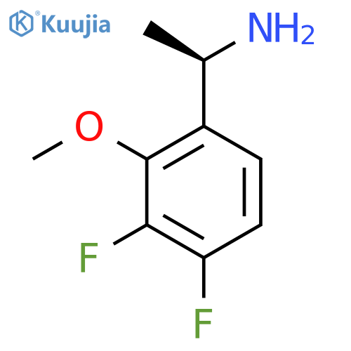 (1R)-1-(3,4-difluoro-2-methoxyphenyl)ethan-1-amine structure