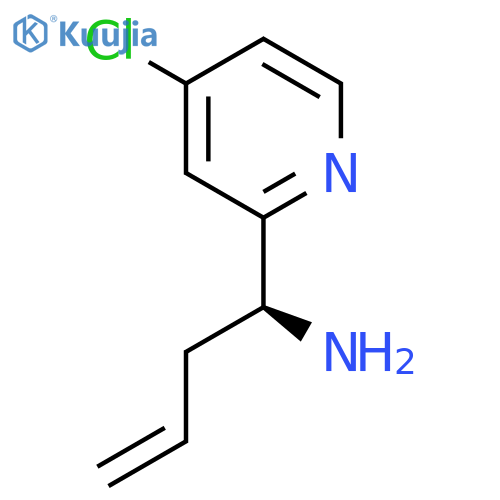 (1S)-1-(4-Chloropyridin-2-yl)but-3-en-1-amine structure