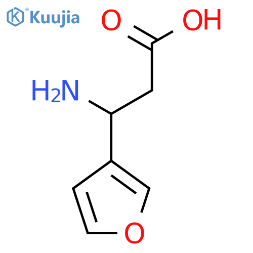 3-amino-3-(furan-3-yl)propanoic acid structure