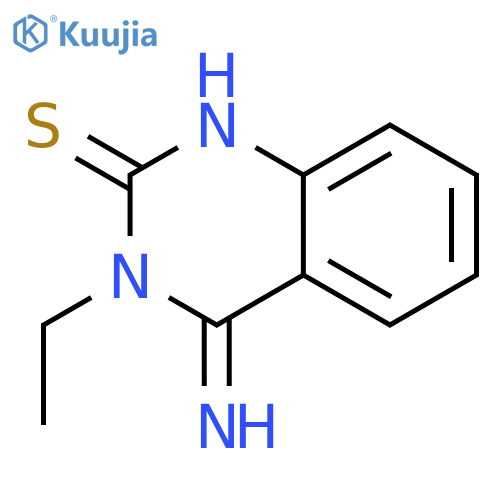 2(1H)-QUINAZOLINETHIONE, 3-ETHYL-3,4-DIHYDRO-4-IMINO- structure