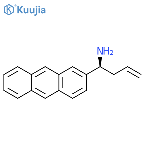 (1S)-1-(2-ANTHRYL)BUT-3-ENYLAMINE structure