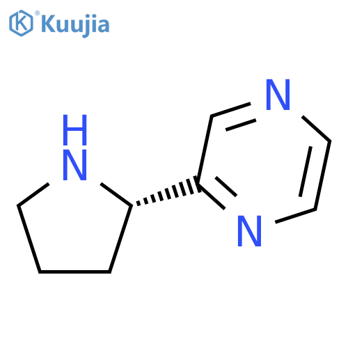 (S)-2-Pyrrolidin-2-yl-pyrazine structure