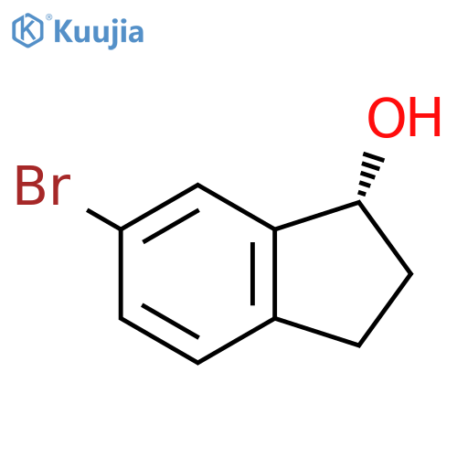 (1R)-6-bromo-2,3-dihydro-1H-inden-1-ol structure