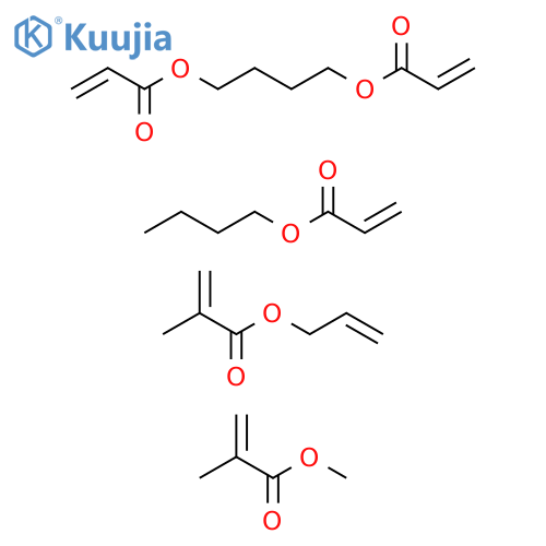 2-Propenoic acid, 2-methyl-, methyl ester, polymer with 1,1'-(1,4-butanediyl) di-2-propenoate, butyl 2-propenoate and 2-propen-1-yl 2-methyl-2-propenoate, graft structure