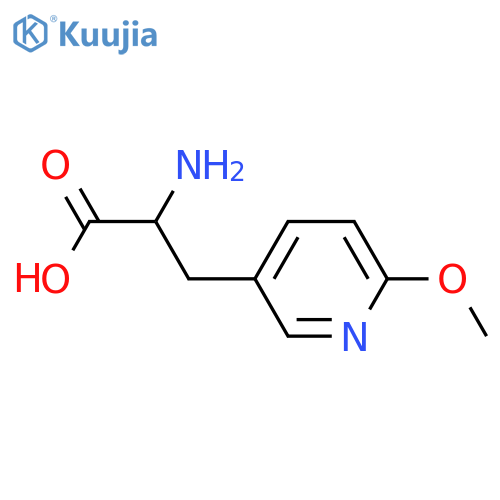 2-AMINO-3-(6-METHOXYPYRIDIN-3-YL)PROPANOIC ACID structure