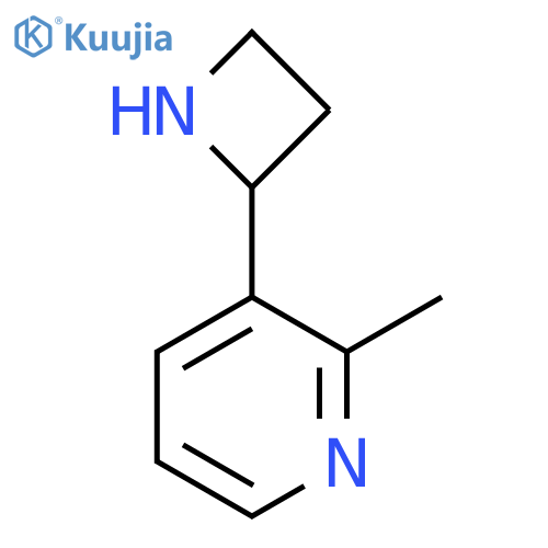 3-(azetidin-2-yl)-2-methylpyridine structure