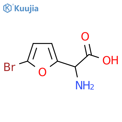 2-Amino-2-(5-bromofuran-2-yl)acetic acid structure